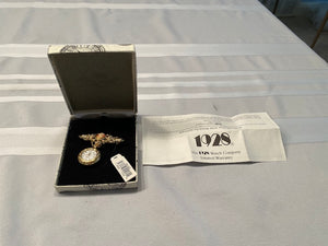 1928 Timepieces Watch Brooch