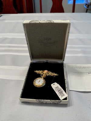 1928 Timepieces Watch Brooch