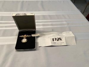 1928 Timepieces Watch Brooch