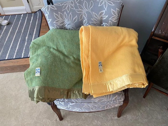 2 "Kenwood Wool" Pure Virgin Wool Blankets