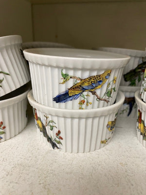 10 Pilivite Porcelain Bird Ramerkins