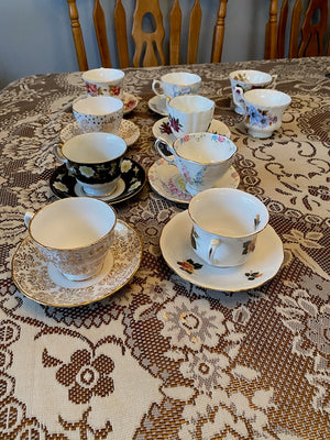 Bone China Cup & Saucer Lot