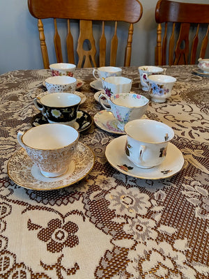Bone China Cup & Saucer Lot