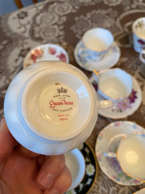 Bone China Cup & Saucer Lot