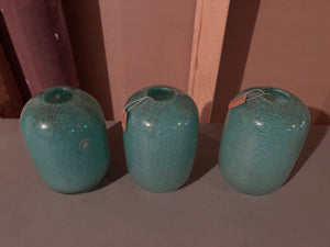 *Brand New- Torre & Tagus 3 Blue Glass Vases