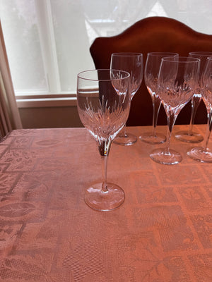 6 Paris by Atlantis Crystal Wine Glasses