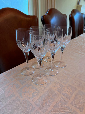 6 Paris by Atlantis Crystal Wine Glasses
