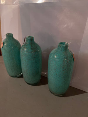 *Brand New- Torre & Tagus 3 Large Blue Glass Vases