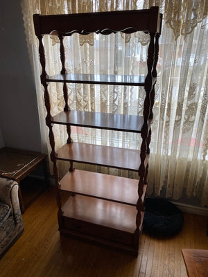 Vilas Maple Wood Shelving Unit