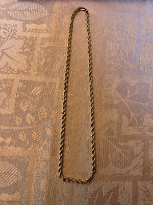 14k Gold Rope Necklace (*11 Grams)