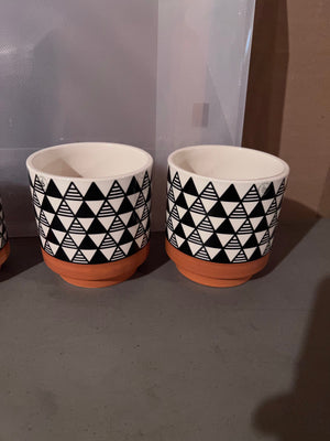 *Brand New- Torre & Tagus 4 Small Planters