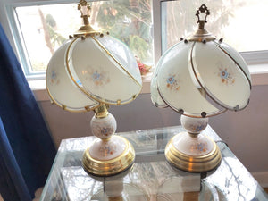 2 Vintage Style Small Lamps