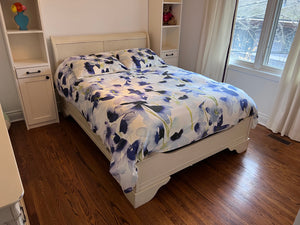 AP Industries White Princess Double Bed