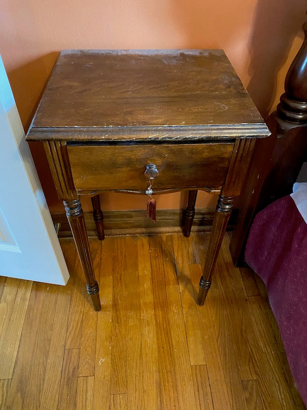 Wood Side Table