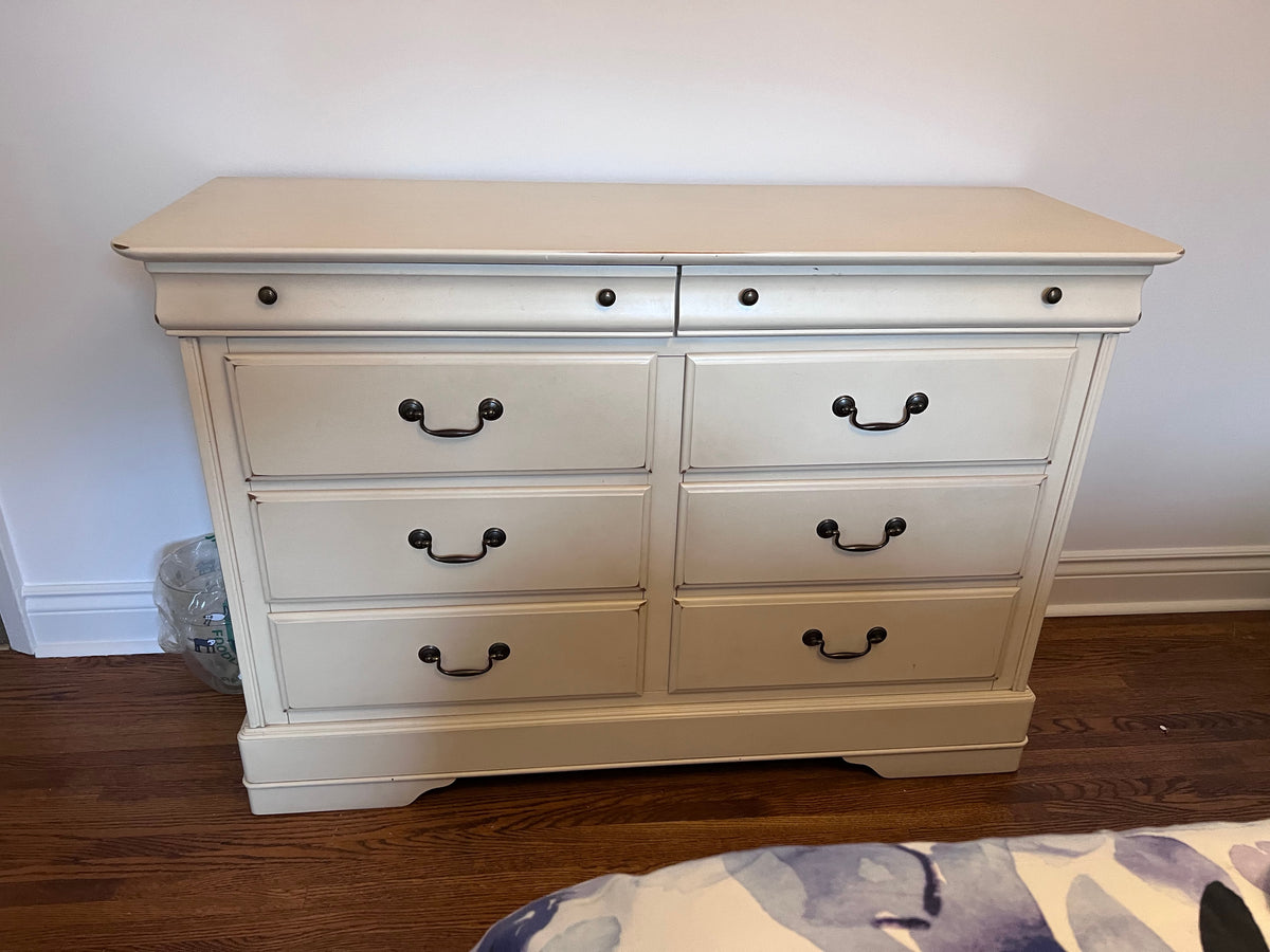 AP Industries White Dresser