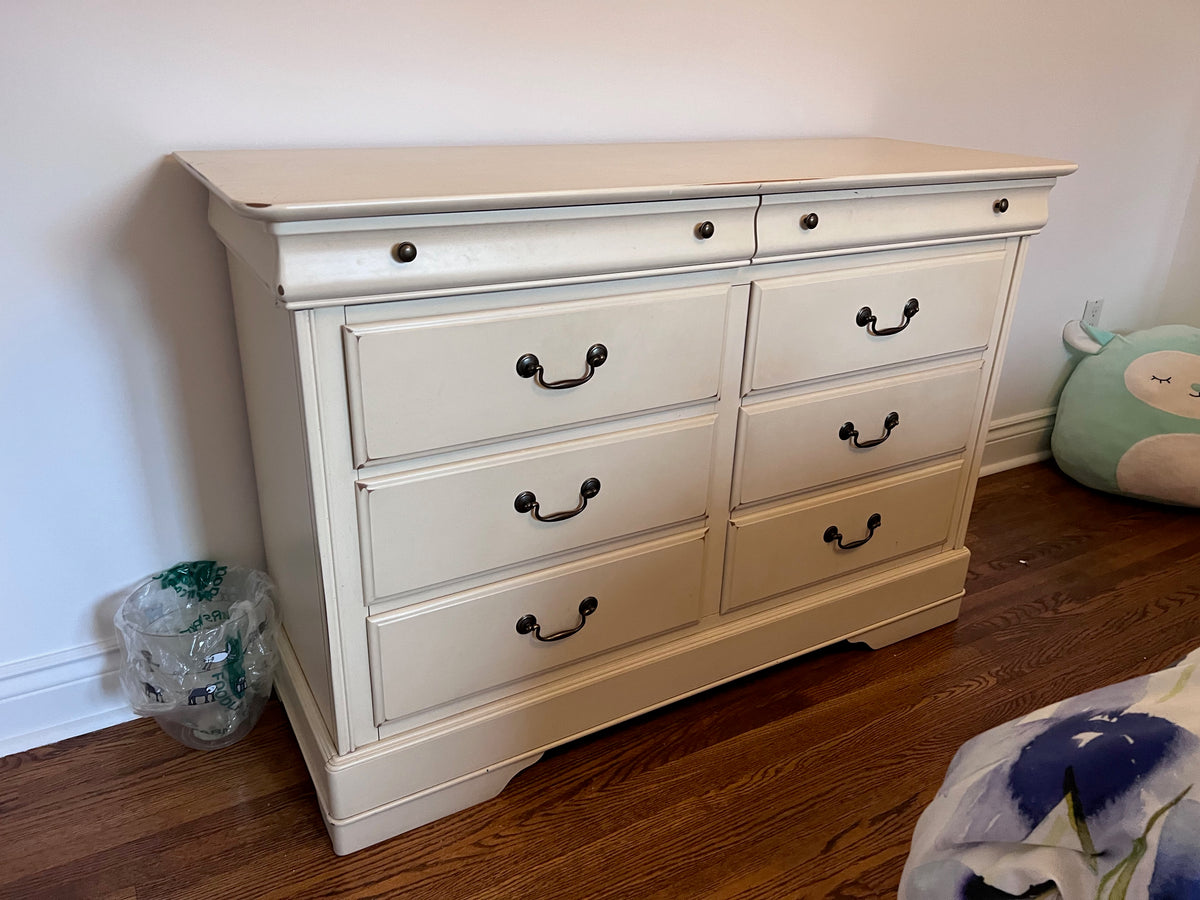 AP Industries White Dresser