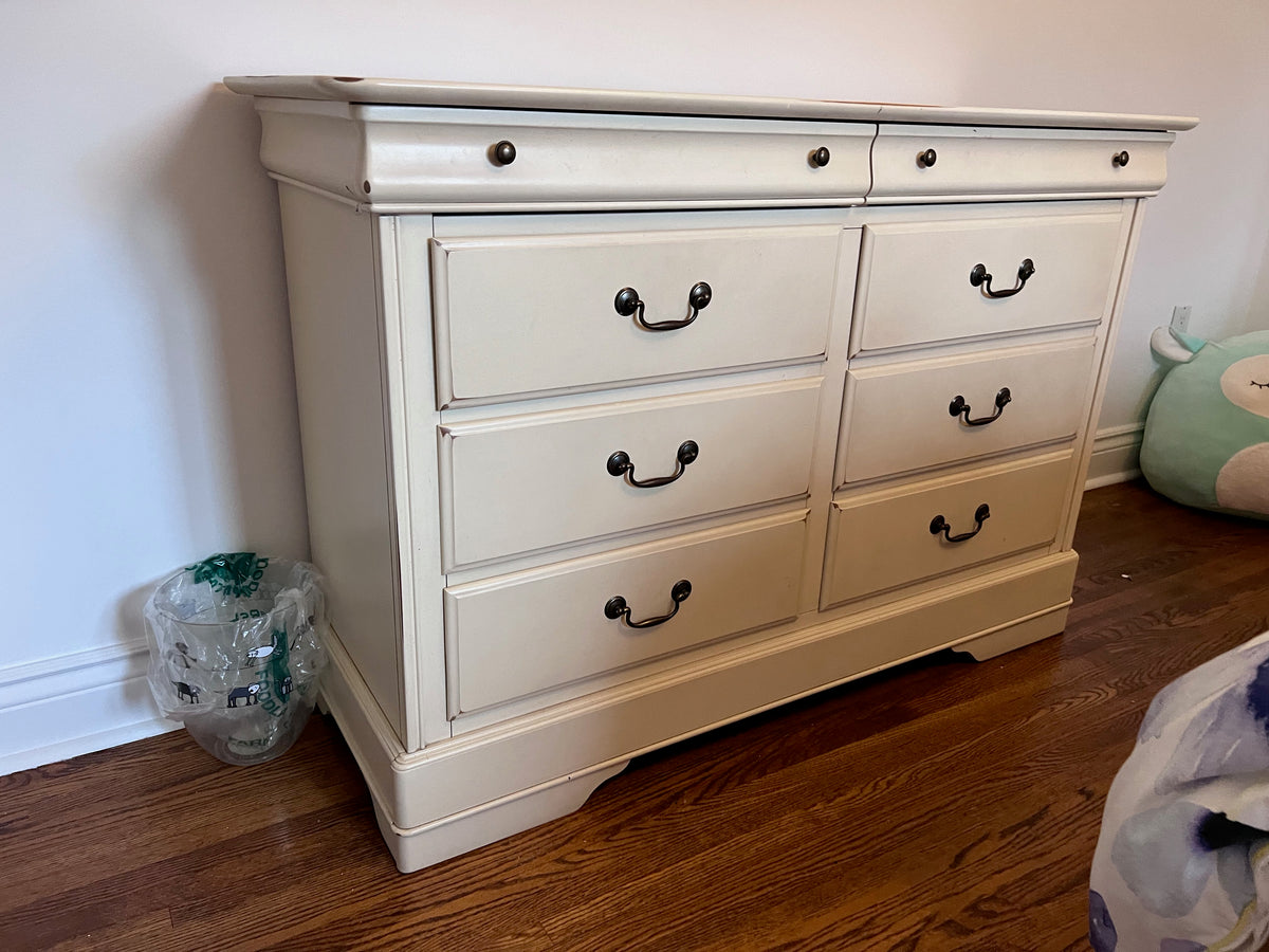 AP Industries White Dresser