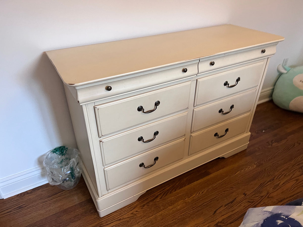 AP Industries White Dresser