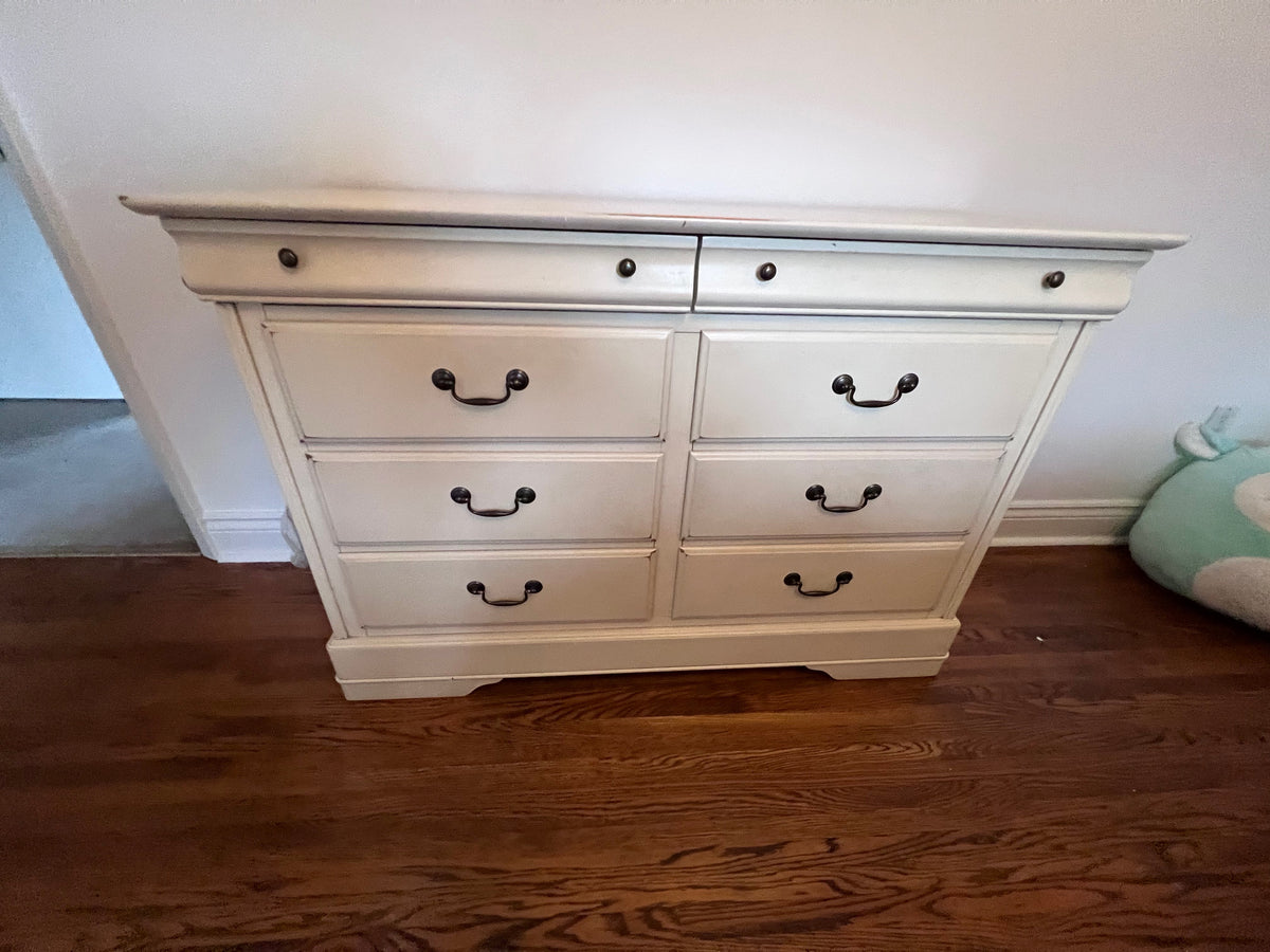 AP Industries White Dresser