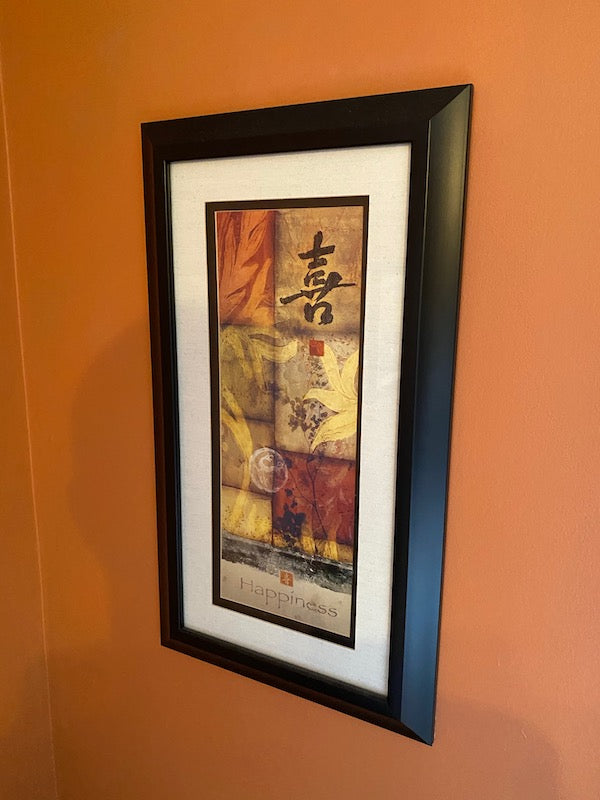 Chinese "Happiness" Wall Art