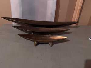 *Brand New- Torre & Tagus 3 Gold Tapered Boat Bowls