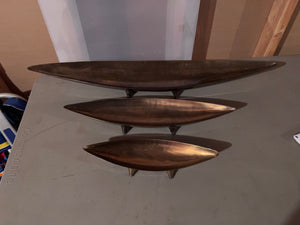 *Brand New- Torre & Tagus 3 Gold Tapered Boat Bowls