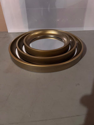 *Brand New- Torre & Tagus Set of 3 Portico Round Gold Mirrors (*2 Available)