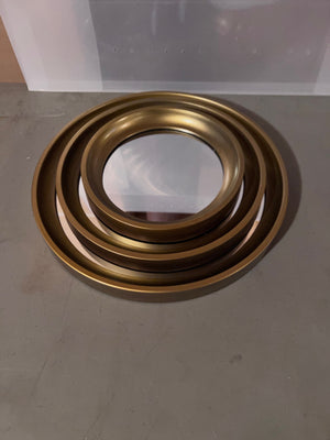 *Brand New- Torre & Tagus Set of 3 Portico Round Gold Mirrors (*2 Available)