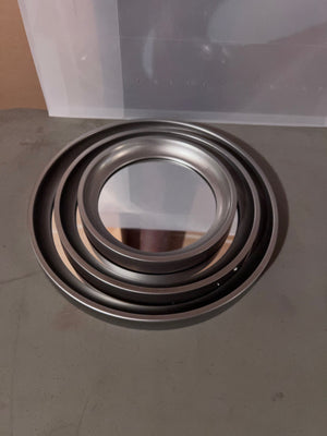 *Brand New- Torre & Tagus Set of 3 Portico Round Silver Mirrors (*2 Available)