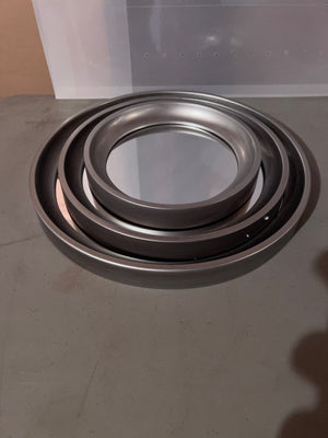 *Brand New- Torre & Tagus Set of 3 Portico Round Silver Mirrors (*2 Available)