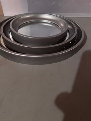 *Brand New- Torre & Tagus Set of 3 Portico Round Silver Mirrors (*2 Available)