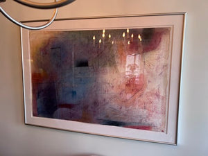 Abstract Mixed Media on Paper by Emmi Whitehorse