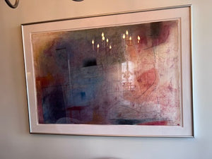 Abstract Mixed Media on Paper by Emmi Whitehorse