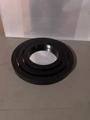 *Brand New- Torre & Tagus Set of 3 Portico Round Black Mirrors