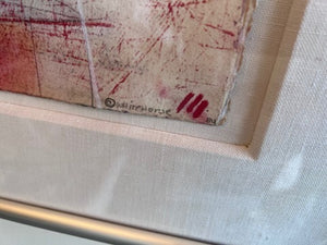 Abstract Mixed Media on Paper by Emmi Whitehorse