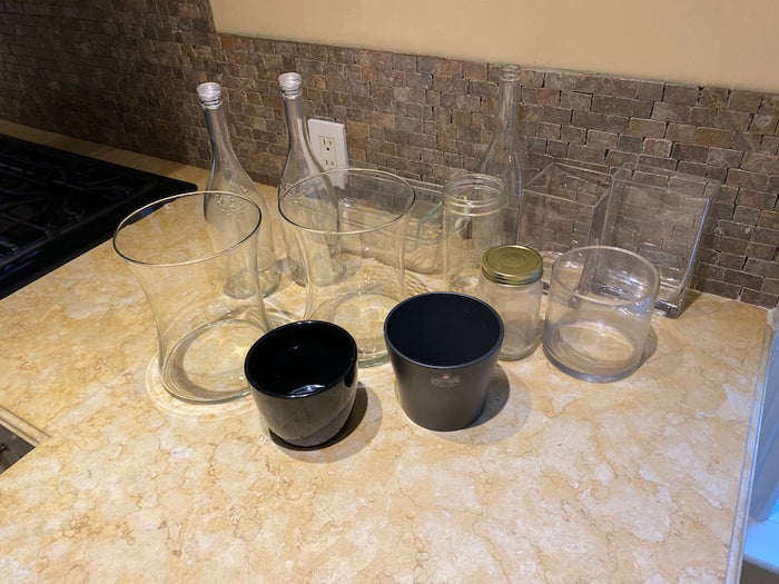 Glass Vase Lot