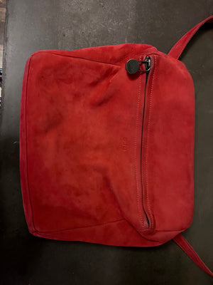 ARCHE Nubuck Suede Red Purse