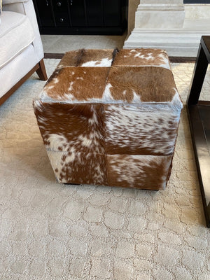 Faux Cowhide Cube # 1