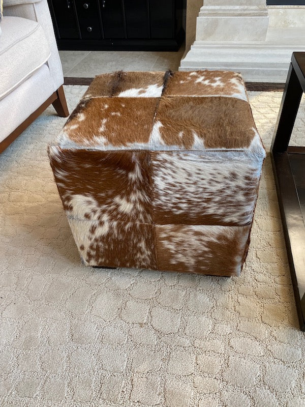 Faux Cowhide Cube # 1