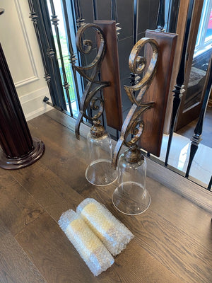 2 Candle Wall Sconces