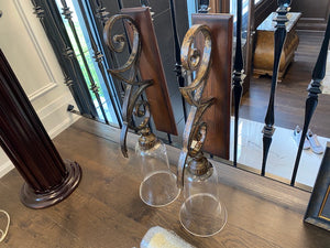 2 Candle Wall Sconces