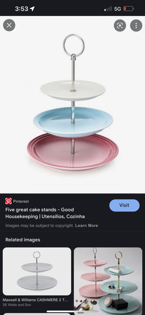 BRAND NEW Le Creuset 3-Tier Cake Stand