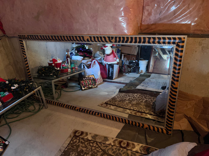 Beautiful Tiger Print Large Floor Mirror Imported from South Africa
