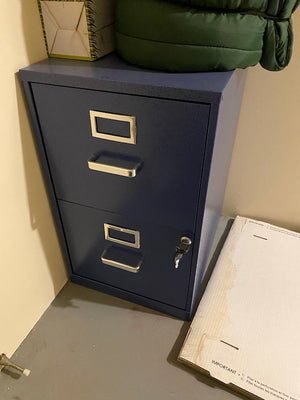 2 Drawer Filing Cabinet.