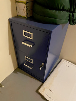 2 Drawer Filing Cabinet.