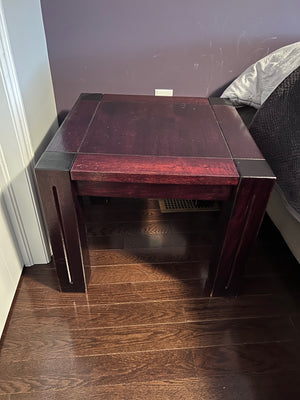 Pair of Wood Side Tables