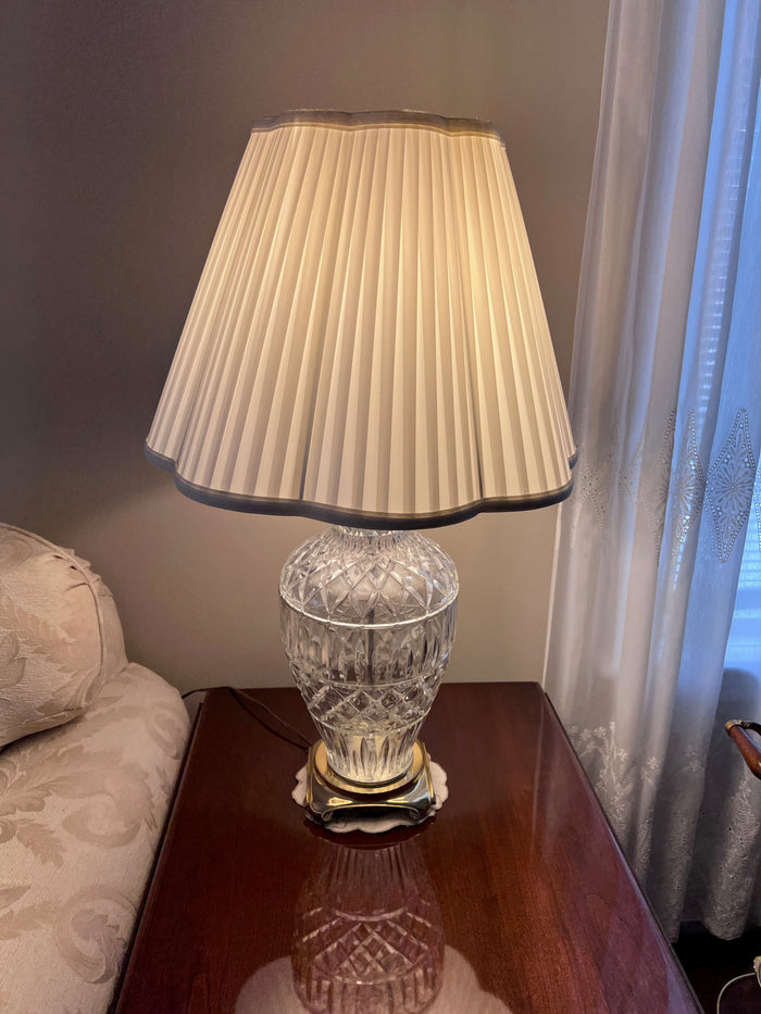 Pair of Crystal Table Lamps