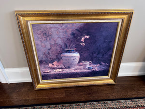 Del Gish Autumn Leaves and Tapestry- Print