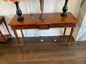 Ornate Wood Console Table