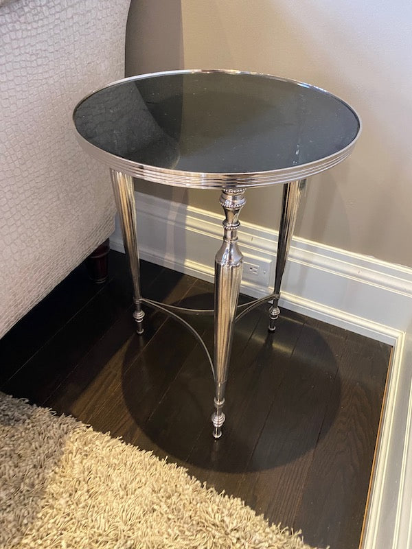 Home Details by Canfloyd Glass Accent Table